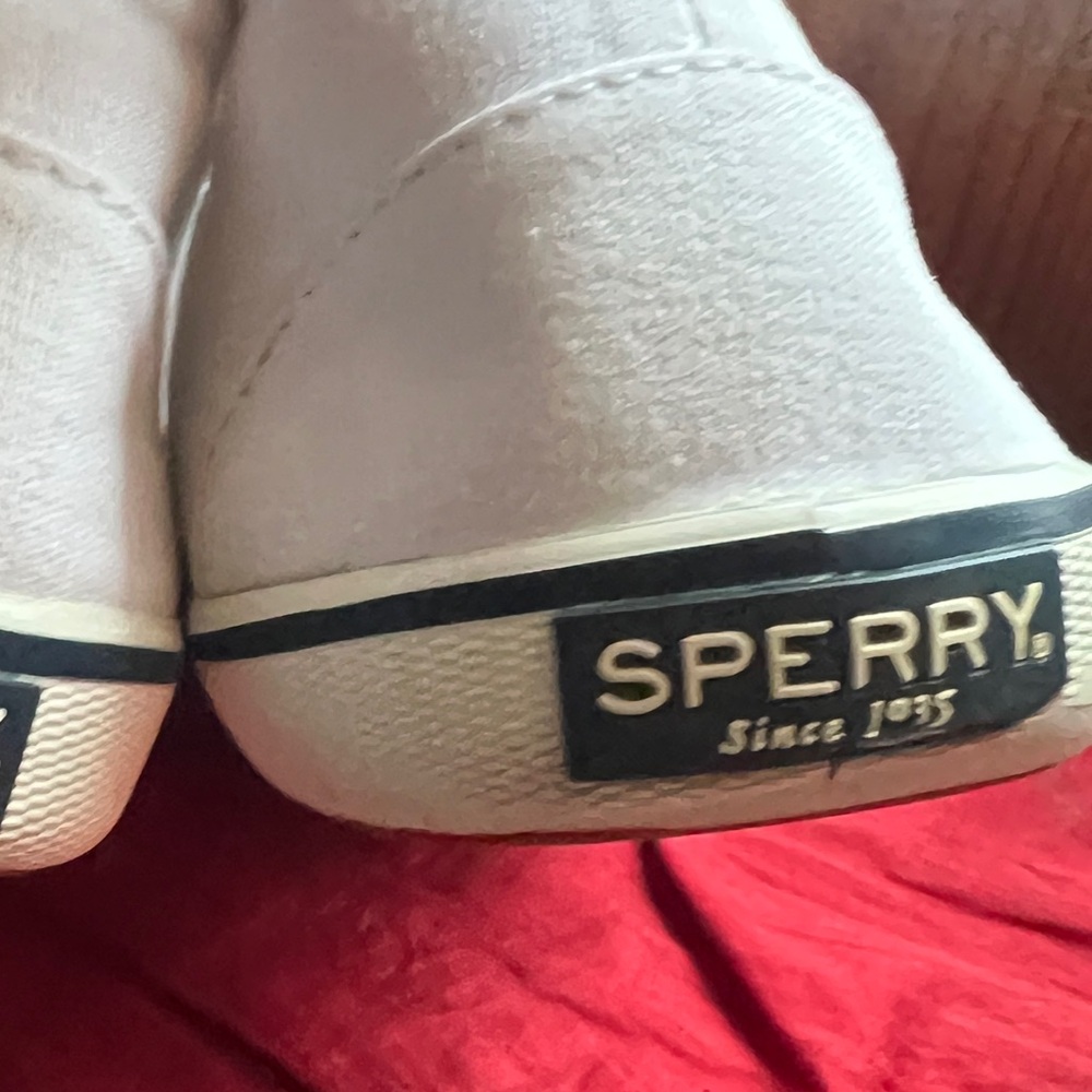 Sperry Women's White Lace-Up Sneakers - Picture 7 of 8